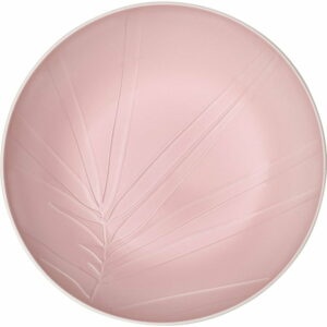 Bílo-růžová porcelánová servírovací miska Villeroy & Boch Leaf