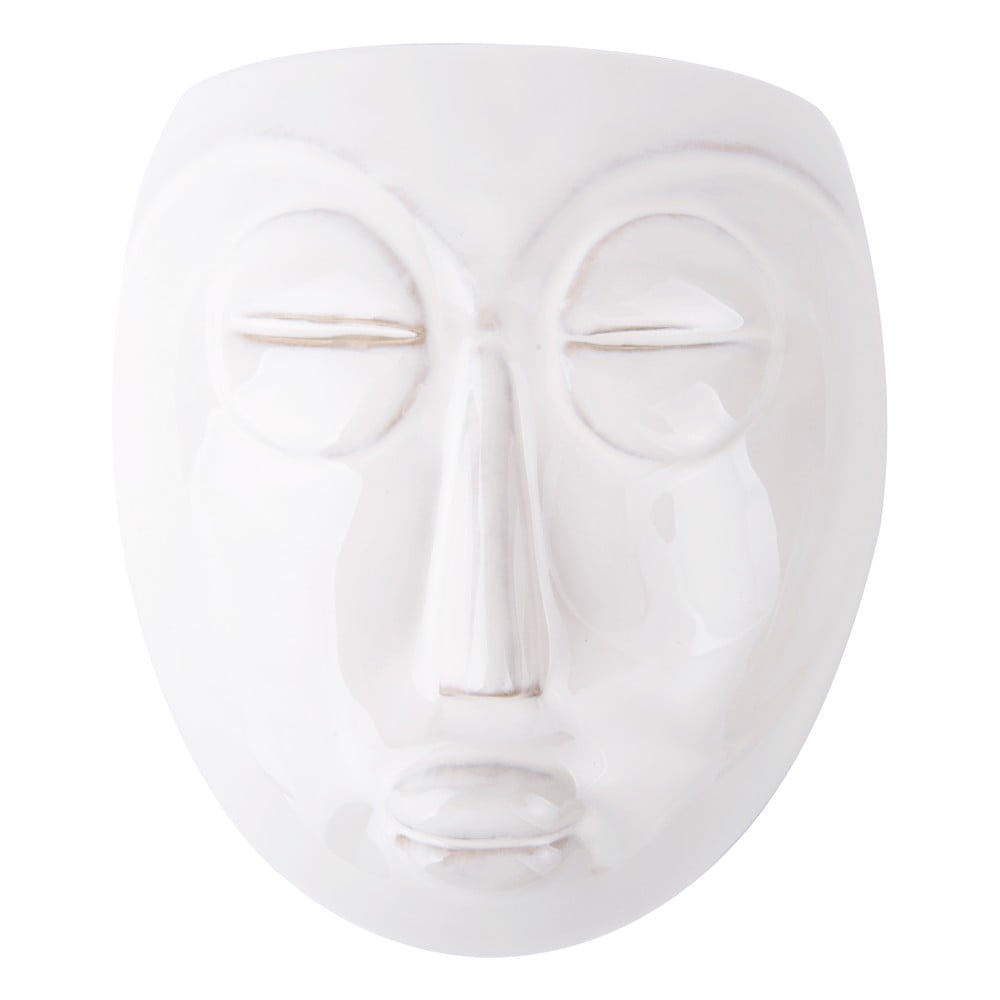 Bílý nástěnný květináč PT LIVING Mask