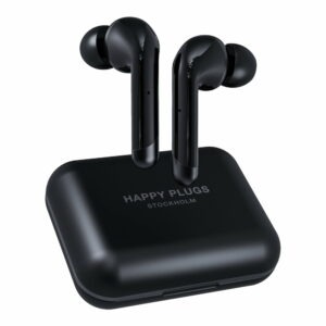 Černá bezdrátová sluchátka Happy Plugs Air 1 Plus In-Ear