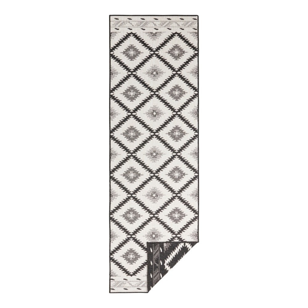 Černo-krémový venkovní koberec NORTHRUGS Malibu