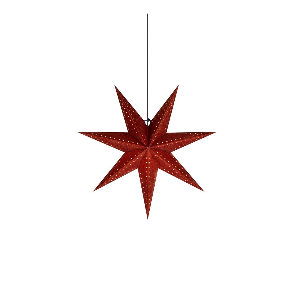 Červená světelná dekorace s vánočním motivem ø 45 cm Embla – Markslöjd
