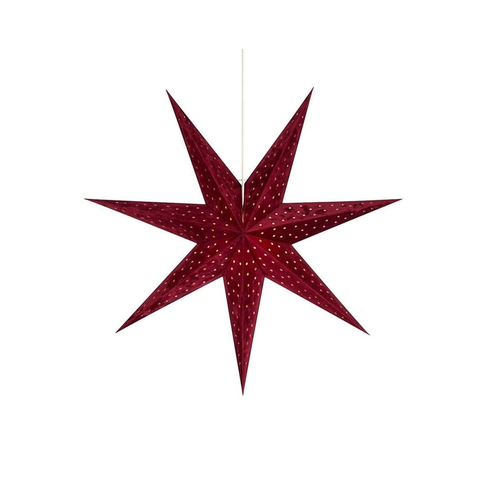 Červená závěsná světelná dekorace Markslöjd Velours