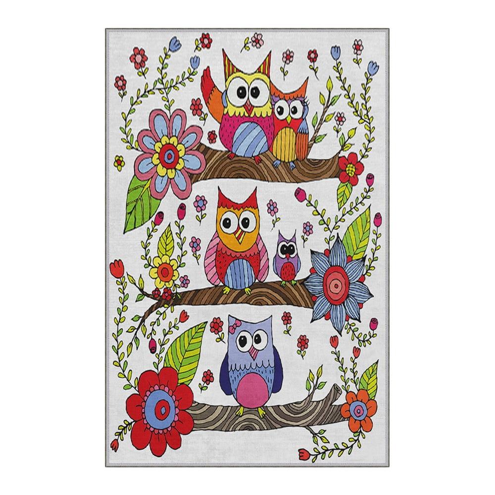Dětský protiskluzový koberec Conceptum Hypnose Owls