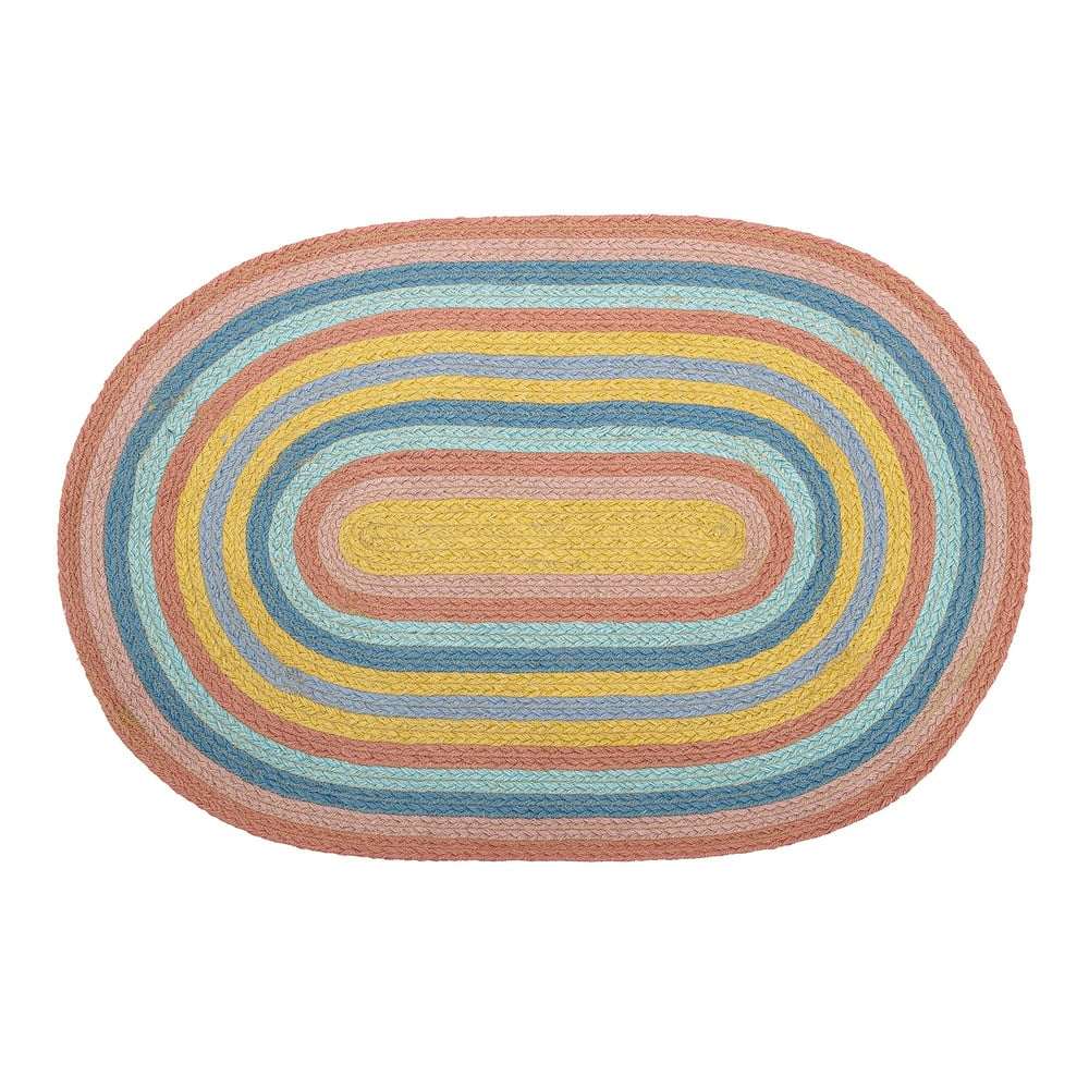 Jutový koberec Bloomingville Mini Rainbow