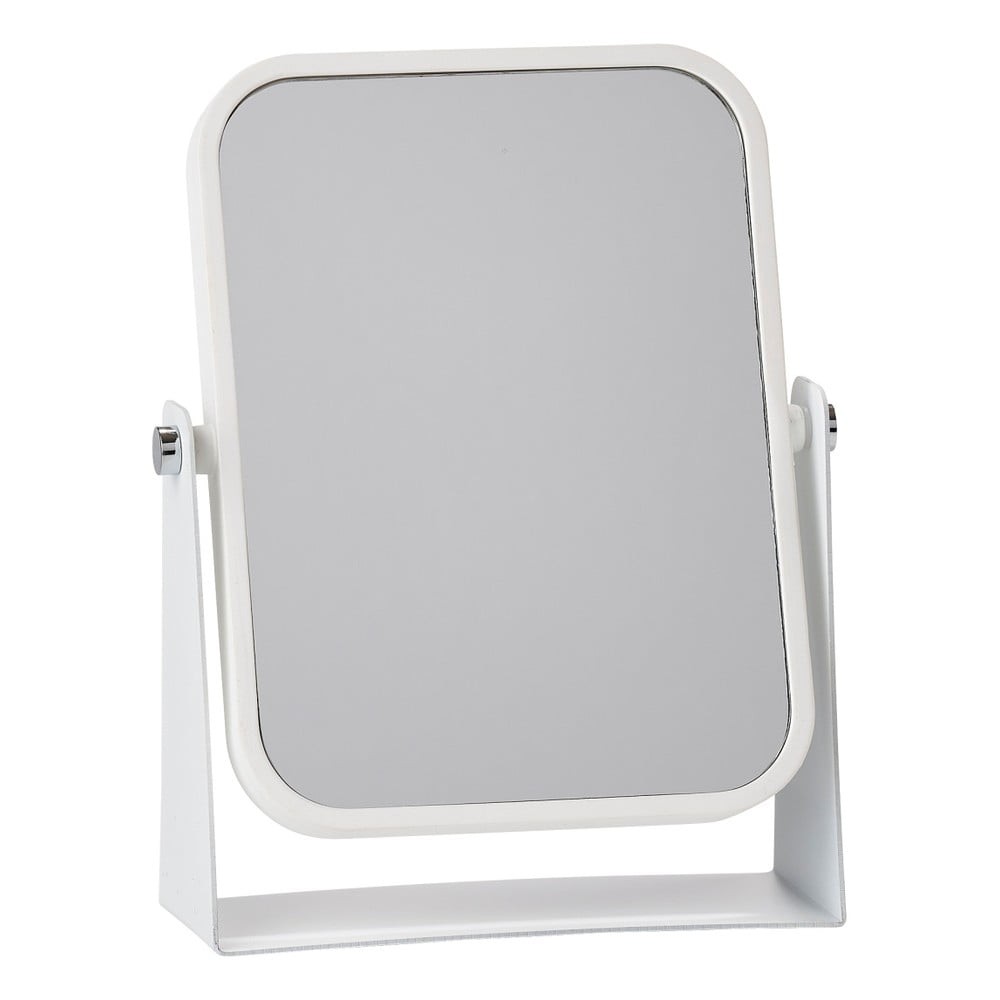 Kosmetické stolní zrcadlo s bílým rámem Zone