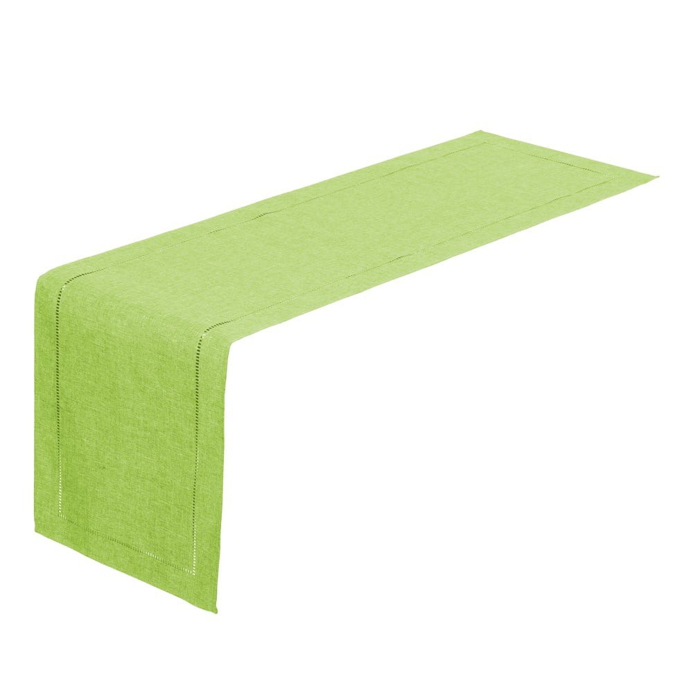 Limetkově zelený běhoun na stůl Casa Selección