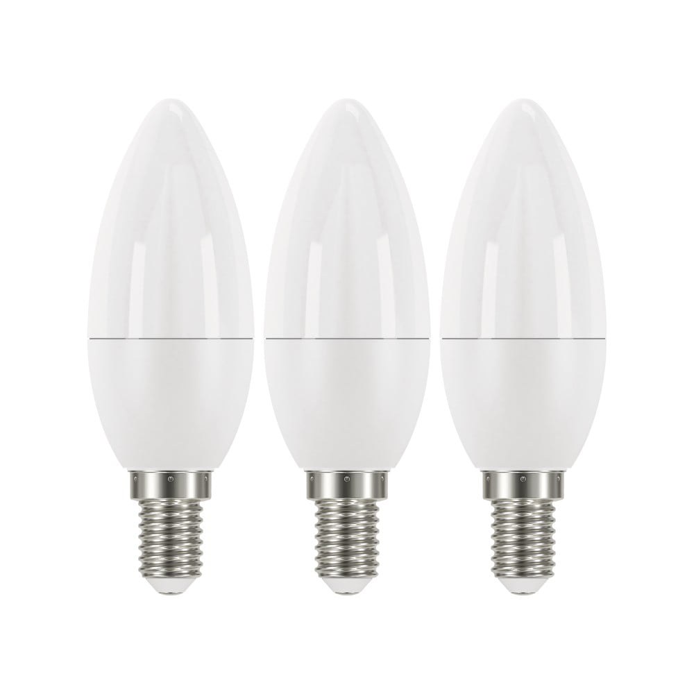 Neutrální LED žárovky v sadě 3 ks E14