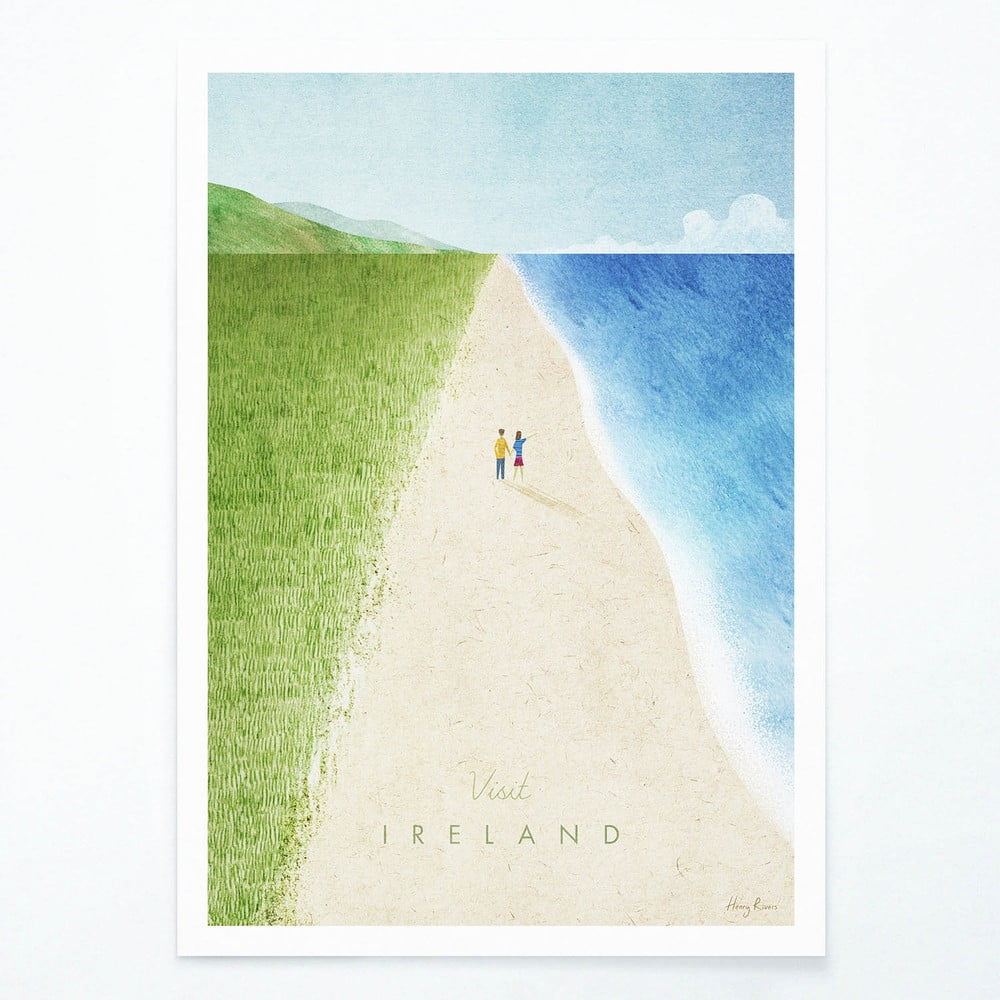 Plakát Travelposter Ireland