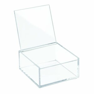 Průhledný stohovatelný box s víkem iDesign Clarity