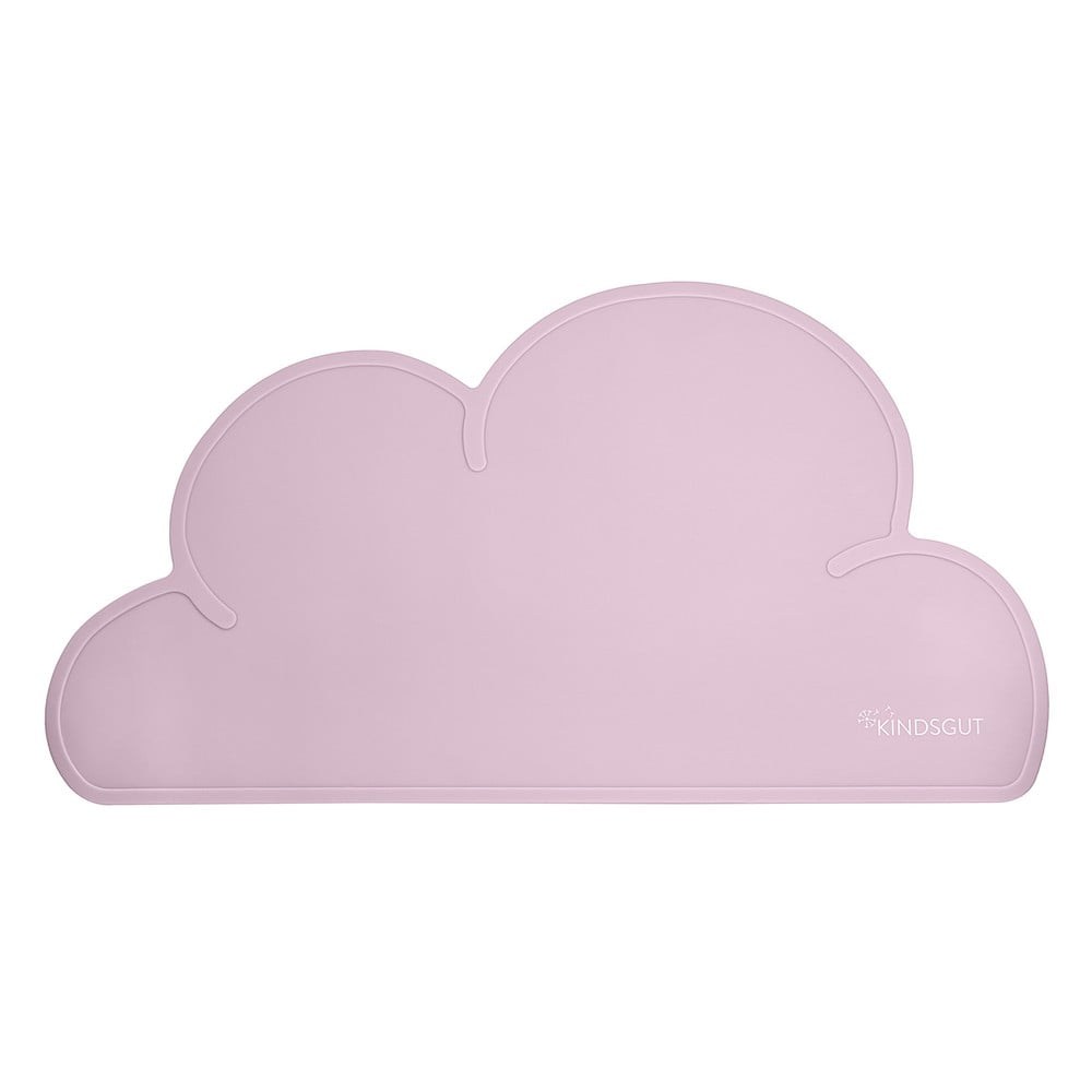 Růžové silikonové prostírání Kindsgut Cloud