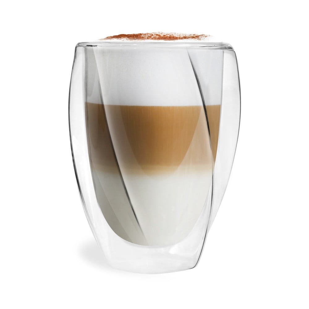 Sada 2 dvoustěnných sklenic Vialli Design Latte