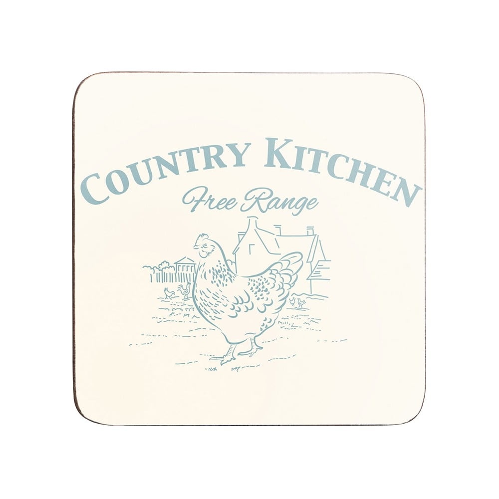 Sada 4 tácků Country Kitchen