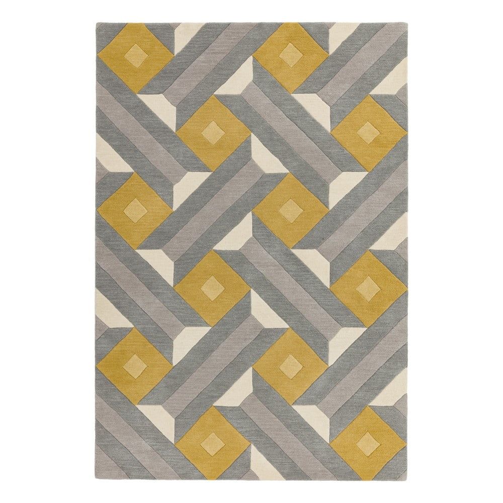Šedo-žlutý koberec Asiatic Carpets Reef Motif