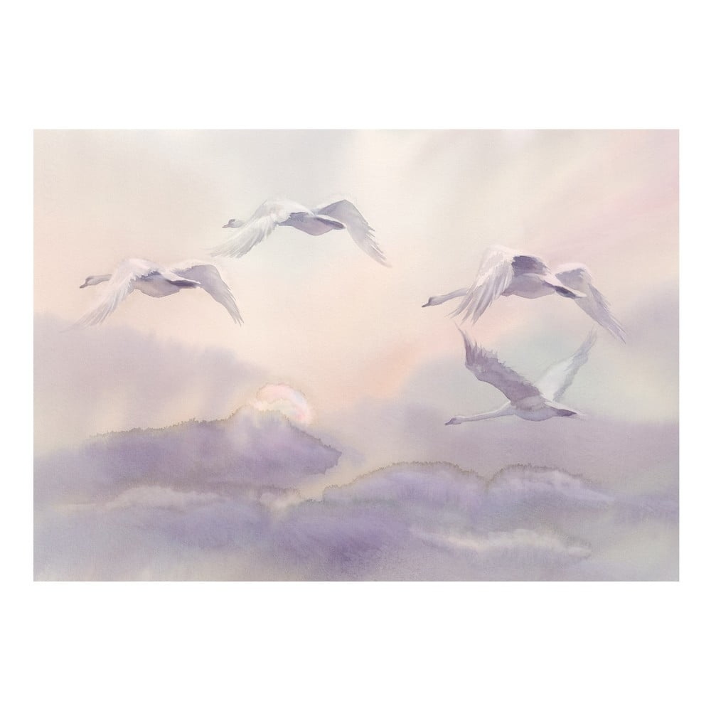 Velkoformátová tapeta Artgeist Flying Swans