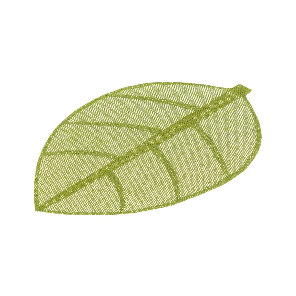 Zelené prostírání ve tvaru listu Casa Selección
