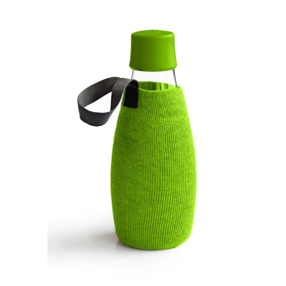 Zelený obal na skleněnou lahev ReTap