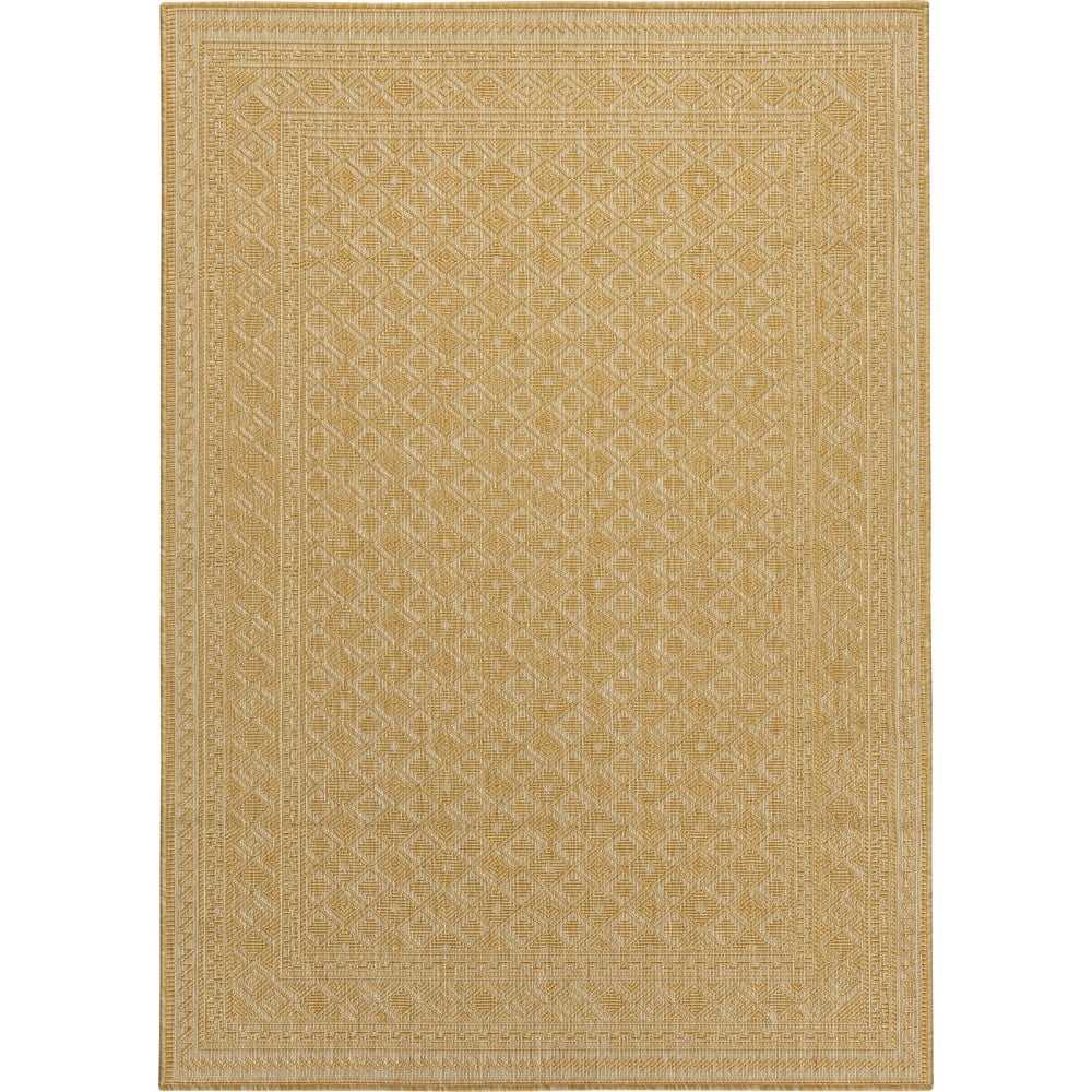 Žlutý venkovní koberec 170x120 cm Terrazzo - Floorita