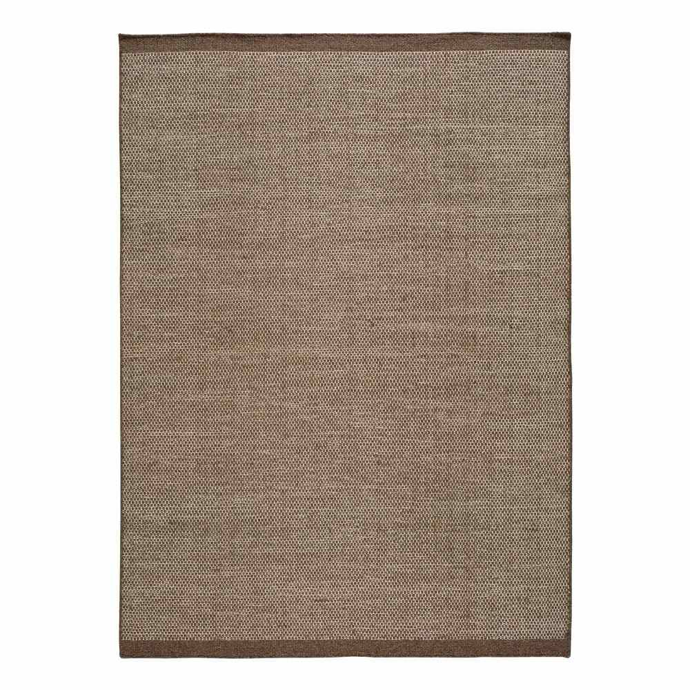 Hnědý vlněný koberec Universal Kiran Liso