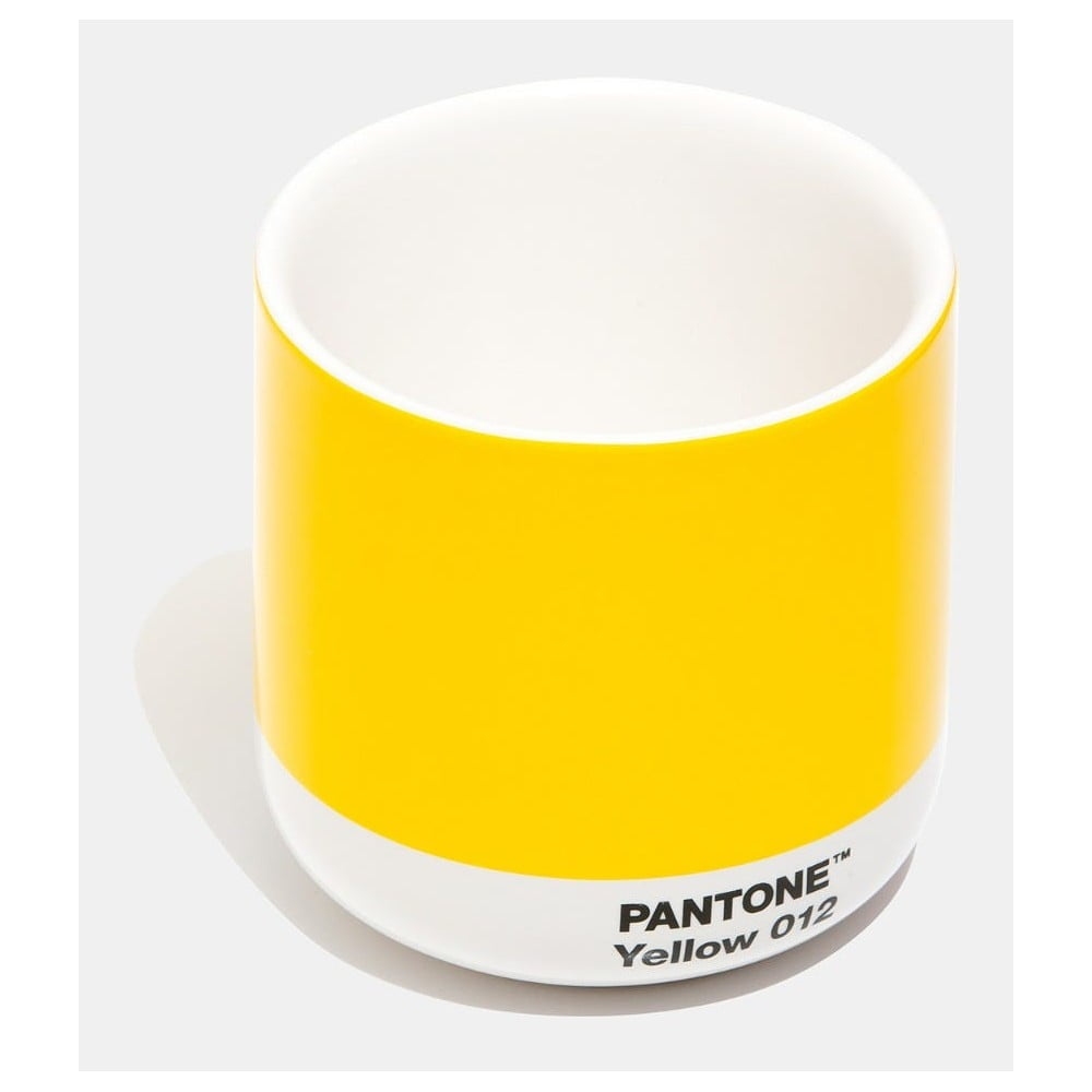 Žlutý keramický termo hrnek Pantone Cortado