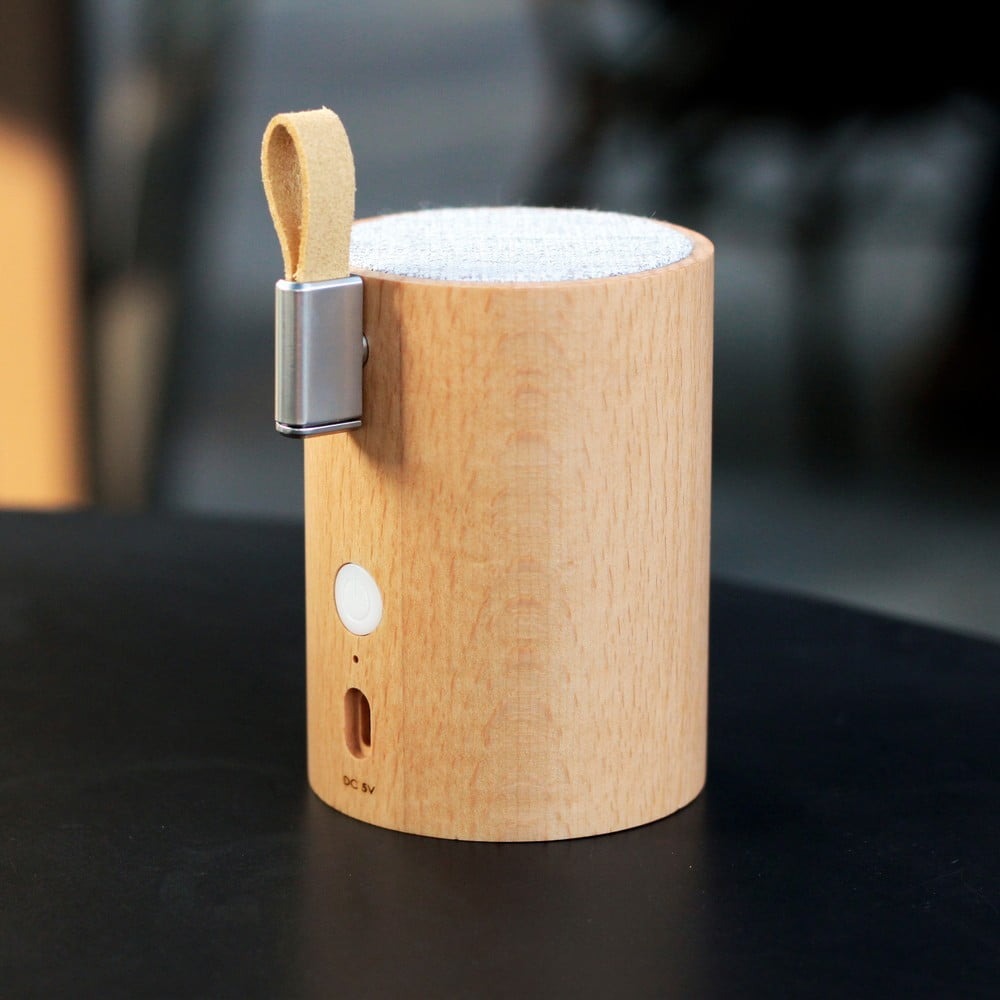 Bluetooth reproduktor z bukového dřeva Gingko Drum