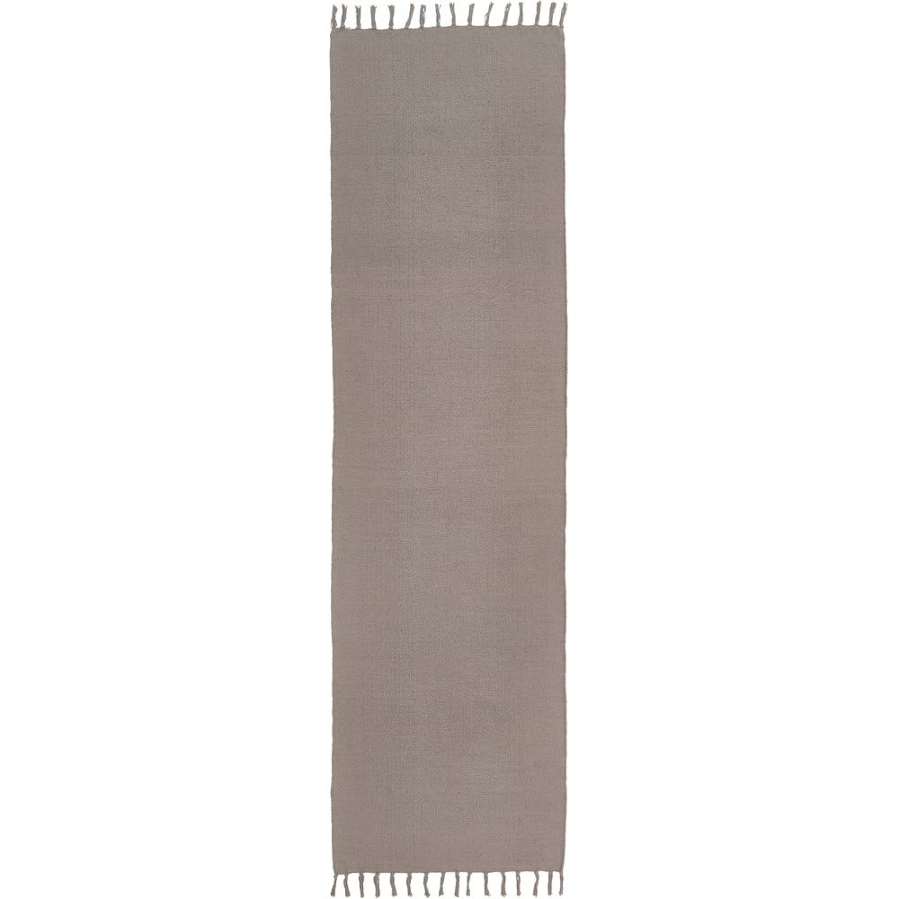 Šedý koberec běhoun 250x70 cm Agneta - Westwing Collection