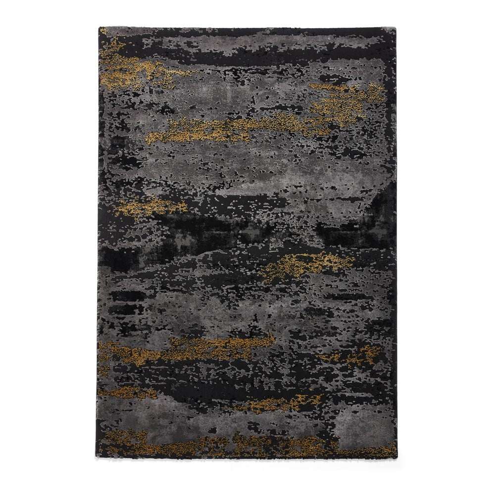 Černý/ve zlaté barvě koberec 230x160 cm Craft - Think Rugs