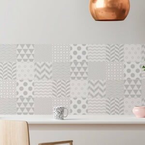 Sada 9 nástěnných samolepek Ambiance Cement Tiles Scandinavian Finnish