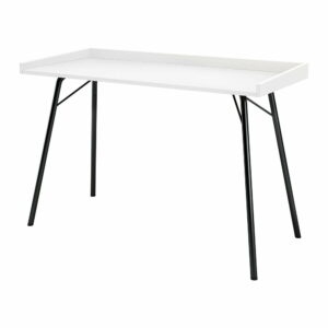 Pracovní stůl s bílou deskou 52x115 cm Rayburn – Woodman