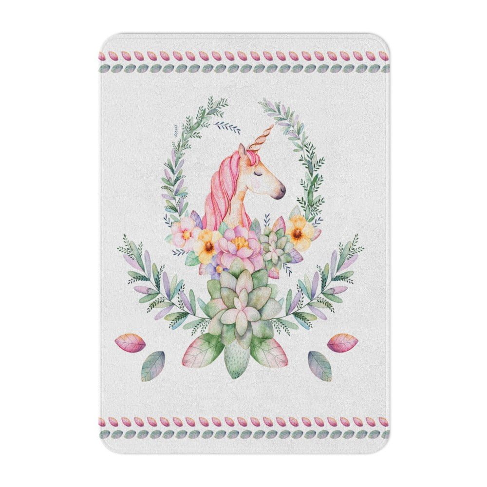 Bílo-růžový dětský koberec 80x140 cm – OYO kids