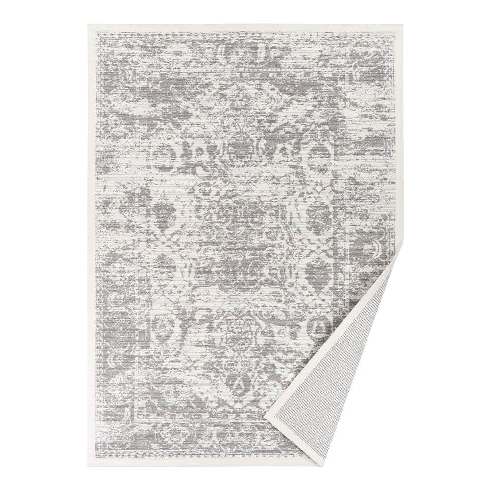 Bílý oboustranný koberec Narma Palmse White