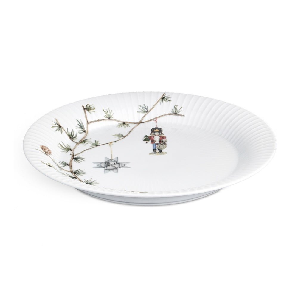 Porcelánový vánoční talíř Kähler Design Hammershoi Christmas Plate