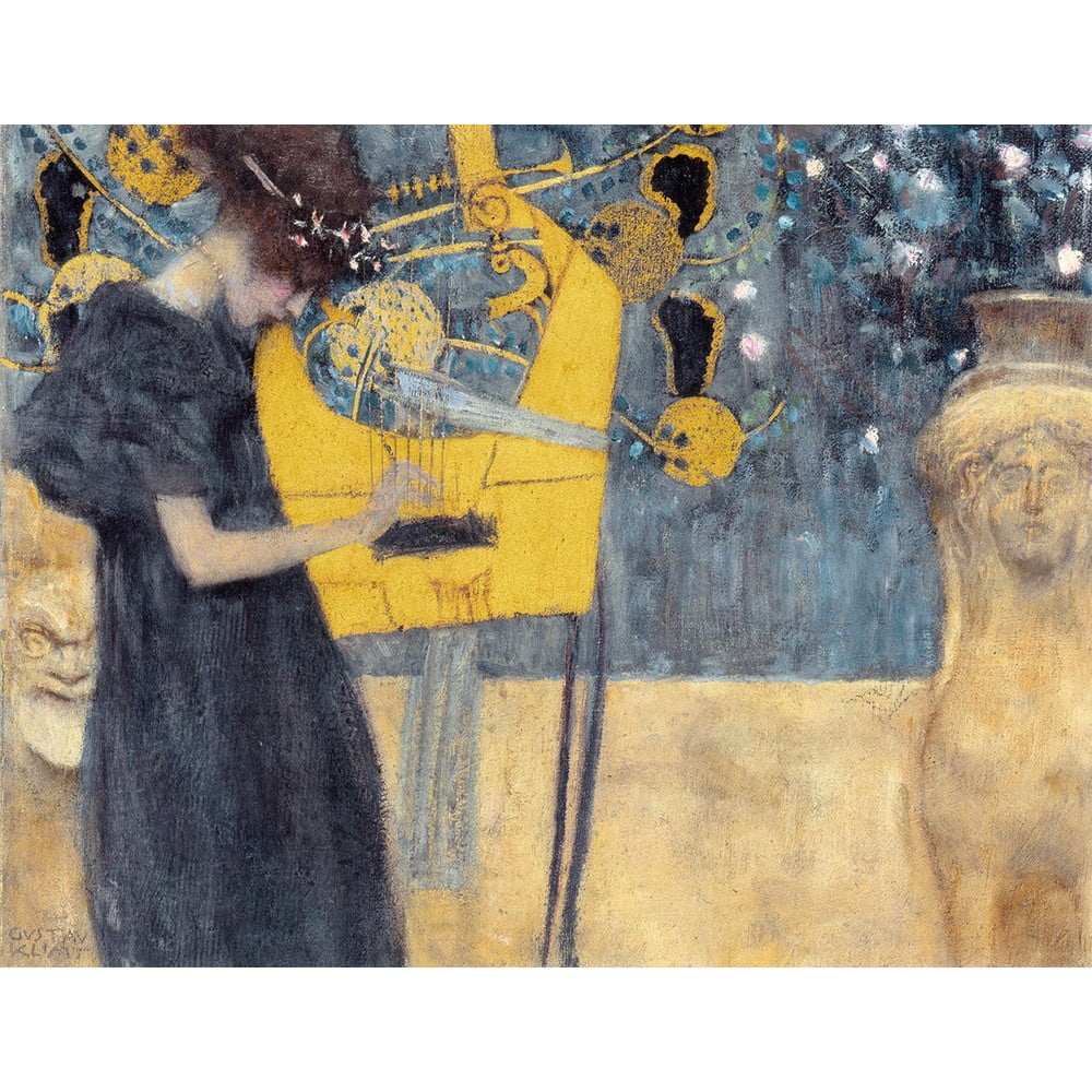 Reprodukce obrazu Gustav Klimt - Music