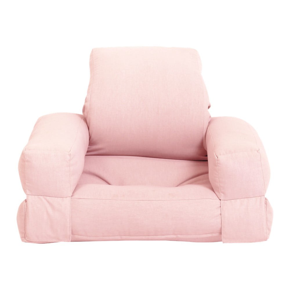 Růžové relaxační dětské křesílko Mini Hippo - Karup Design