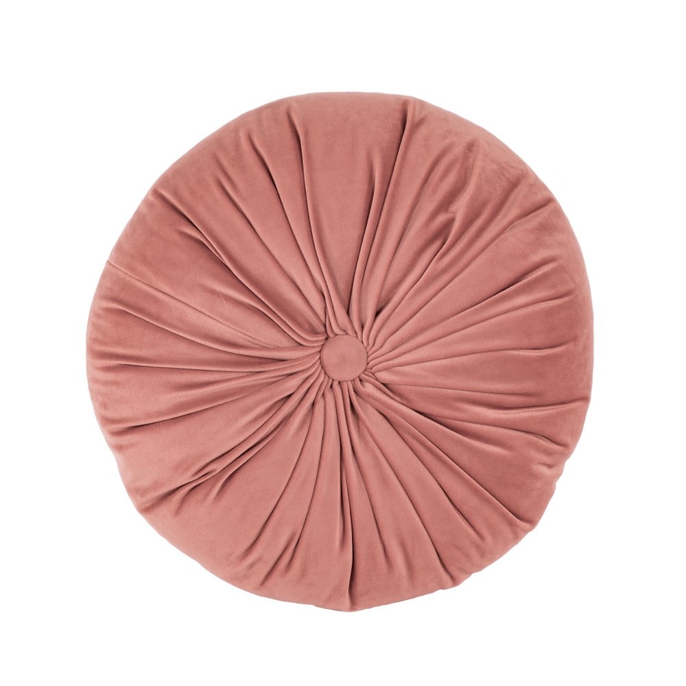 Růžový sametový dekorativní polštář Tiseco Home Studio Velvet
