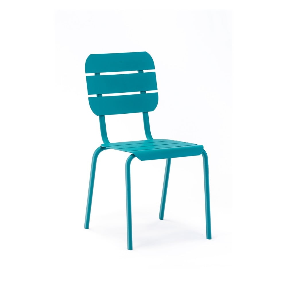 Sada 4 modrých zahradních židlí Ezeis Alicante