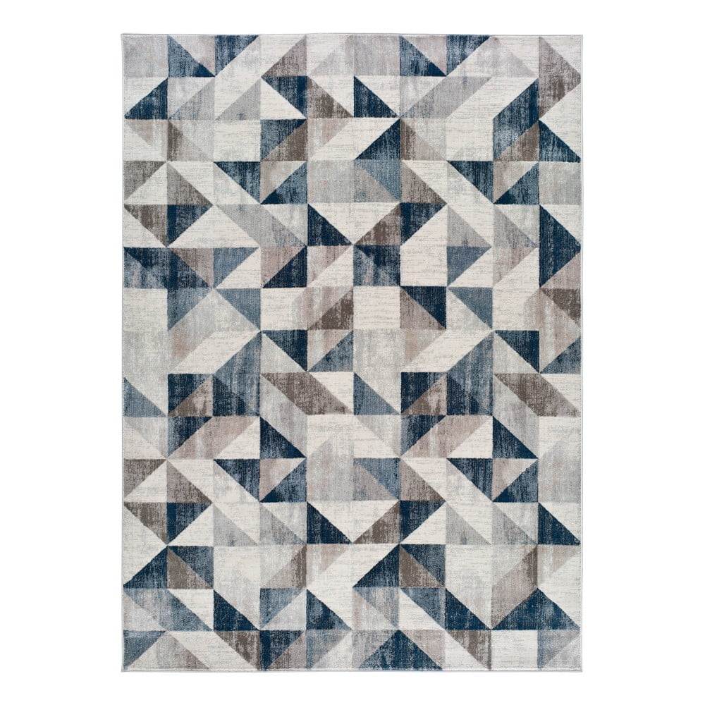 Šedo-modrý koberec Universal Babek Mini