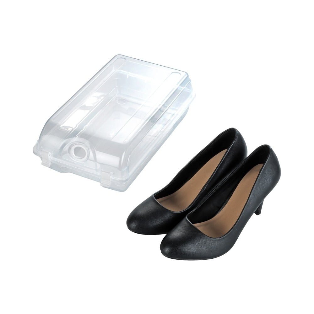 Transparentní úložný box na boty Wenko Smart