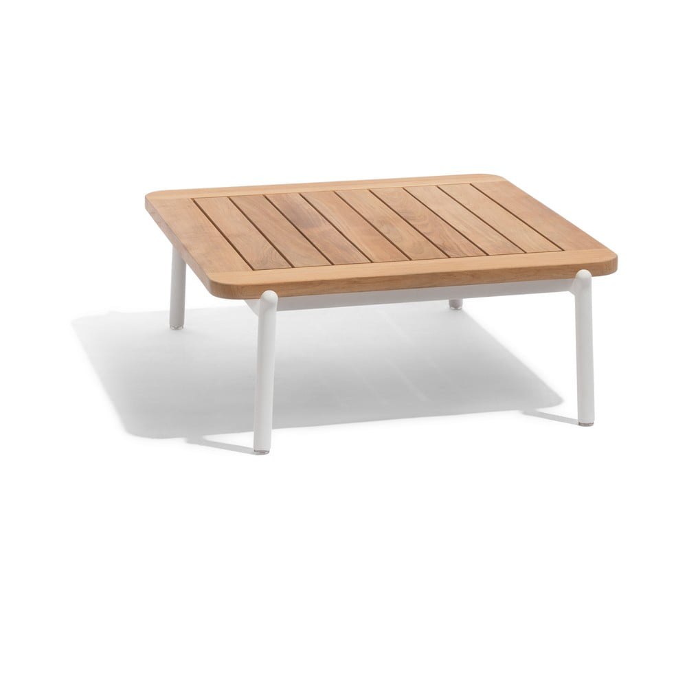 Zahradní odkládací stolek z teakového dřeva 75x68 cm Omer – Diphano