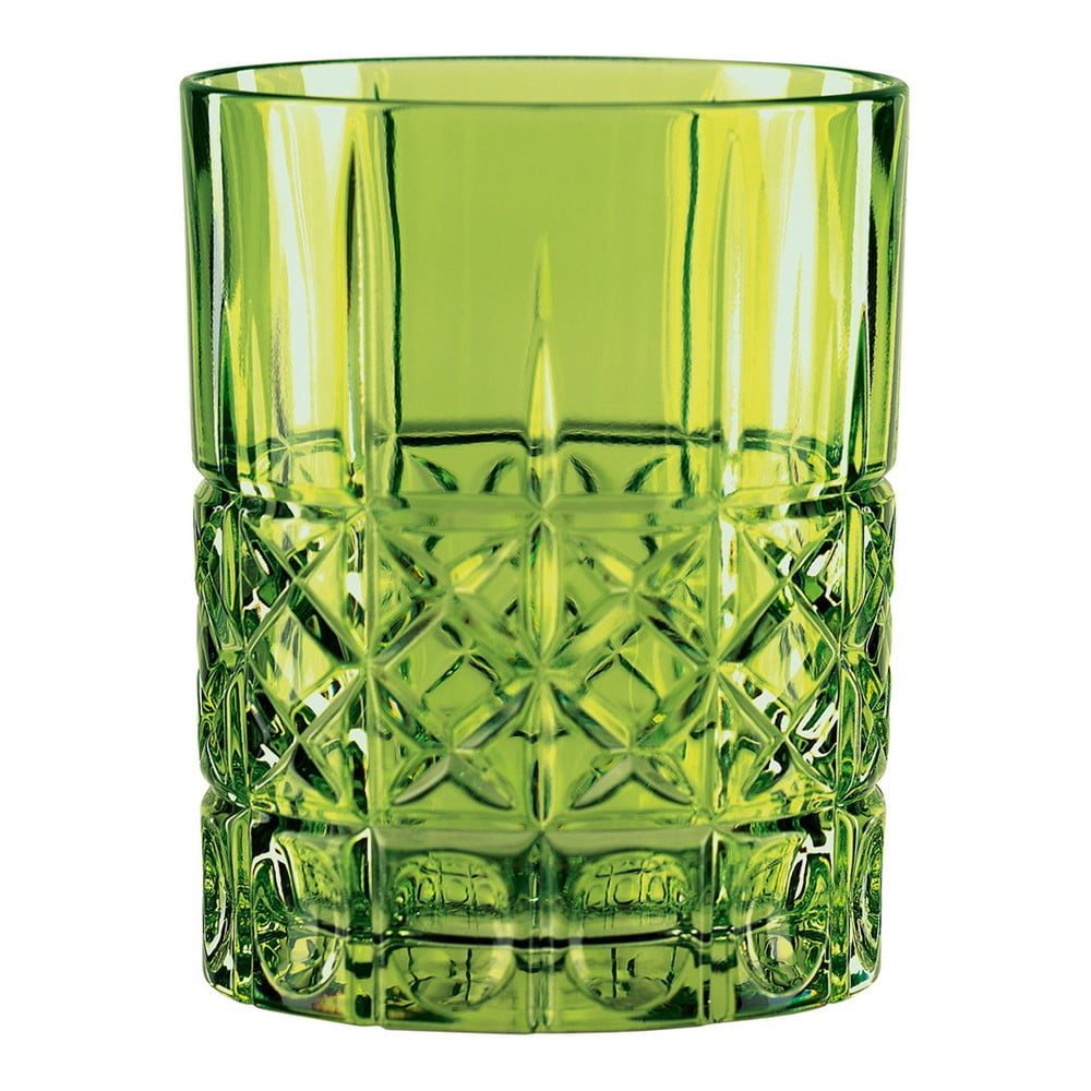 Zelená sklenice na whisky z křišťálového skla Nachtmann Highland Reseda